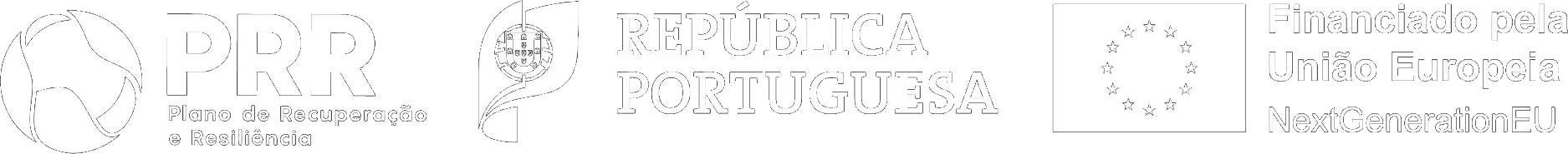PRR, República Portuguesa, Financiado pela União Europeia, NextGenerationEU